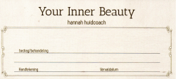 Cadeaubon Your Inner Beauty